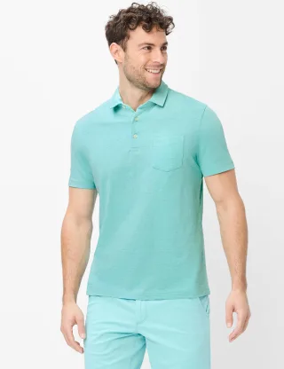 Brax Herren Polo Style PAVO mint Grün Mint, grün - mint, Gr. 5XL