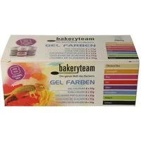 bakeryteam Backdekoration bakeryteam Lebensmittelfarben Set