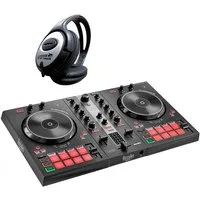 HERCULES DJ Controller Hercules DJ Control Inpulse 300 MK2 mit Kopfhörer, Vorteils-Set mit Kopfhörer