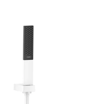 Hansgrohe Brausenset Rainfinity 100 1jet Porter mattweiss mit 1250mm Brauseschlauch, 26857700 26857700