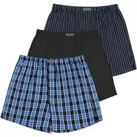 normani Boxershorts 3 Stück Herren Web Boxershorts Aus atmungsaktiver Baumwolle