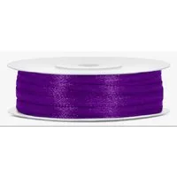 partydeco Satinband 50m x 3mm Rolle Satinband Geschenkband Schleifenband Satin Band, Dekoband