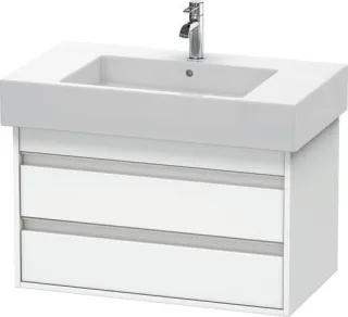 Duravit Ketho Waschtischunterbau wandhängend Weiß Matt 800x455x480 mm - KT664001818 KT664001818