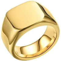 Taffstyle Fingerring Herren Siegelring Edelstahl Quadrat Massiv Biker Rocker Ring (Herren Ring Massiv Breit Herrenring Männer Biker Rocker Schmuck Bikerschmuck)