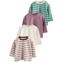 Next Langarmshirt Langarmshirts für Babys, 4er-Pack (4-tlg)