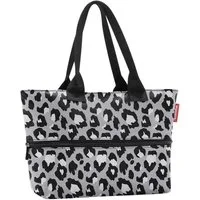 REISENTHEL® Tragetasche SHOPPER E1, 18 Liter, Grau, Schwarz, Weiß, (1-tlg), mit Reißverschluss, wasserabweisend