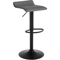 Woltu Barhocker (1 St), Design Hocker stufenlose Höhenverstellung Kunstleder