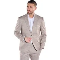 emilio adani Anzugsakko Herren Sakko mit dezentem Karo, Beige