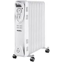 PEREL Ölradiator, 2500 W, Elektro-Radiator 11 Rippen Heizradiator elektrisch mobil Stromheizung