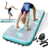 Apollo Gymnastikmatte Air Mat Pro - Airtrack Matte für Gymnastik, Yoga und Pilates, aufblasbar und in zwei Längen erhältlich