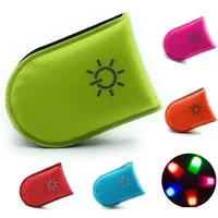 ELANOX LED Blinklicht LED Clip wiederaufladbar USB für mehr Sichtbarkeit Sicherheit