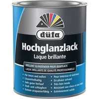 düfa Lack Hochglanzlack 750 ml Buntlack hochglänzender Lack, auf Kunstharzbasis mit High Solid Technologie