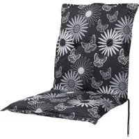 Sun Garden Sesselauflage Niederlehner Naxos 30440-700 schwarz-grau-beige 100x49x6 cm Sun Garden