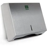 casa pura Papiertuchspender 280x105x255 mm, Papierhandtuchspender, abschliessbar, aus Edelstahl