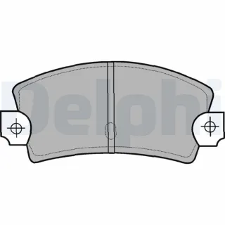Delphi Bremsbel?ge hinten Fiat Argenta Lancia Beta Dedra Delta Prisma Trevi