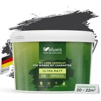 Veluxis Wandfarbe Veluxis® Wandfarbe, Deckkraft-Klasse 1, Streifenfrei, tropfarm & VOC-frei