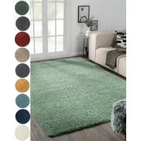 Myflair Möbel & Accessoires Hochflor-Teppich My Shaggy, rechteckig, Höhe: 37 mm, Shaggy, Uni-Farben, leicht glänzend, Microfaser, extra flauschig