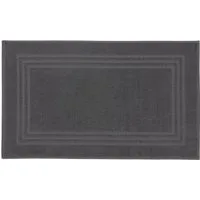 Kleine Wolke Badematte Lodge, Badvorleger, Höhe 80 mm, beidseitig nutzbar, Baumwolle, rechteckig, Badteppich, Frottier-Qualität, Uni Farben, mit Bordüre
