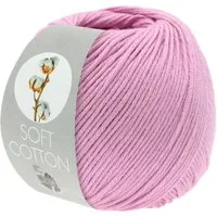 LANA GROSSA SOFT COTTON Häkelwolle, 140 m (weiches, vielseitiges Garn für höchsten Tragekomfort), 50 g