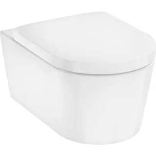 hansgrohe EluPura S Wand-WC 60292450 mit WC-Sitz, weiß