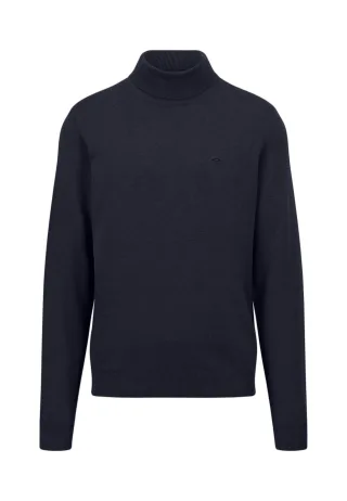 FYNCH-HATTON - Rollneck, Superfine navy - Gr. - L