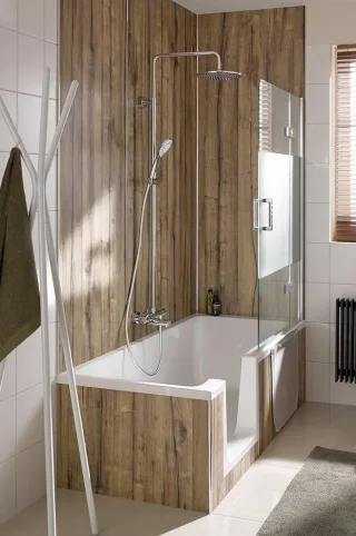 HSK Duschbadewanne Dobla, 160x75cm, Einstieg links, 540160 540160