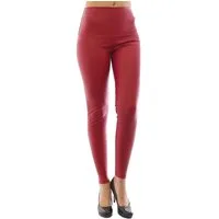 SYS Leggings New Leggings lang hoher Bund KunstLeder Kunst-Leder Matt Treggings