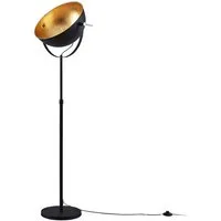 Lindby Stehlampe Muriel, Metall, Schwarz IP20, 1 x 15 W LED