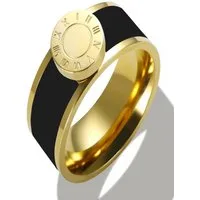 ROUGEMONT Fingerring Extravaganter emaillierter Damen Ring Wasserfest und hypoallergen, Hypoallergen und Wasserfest