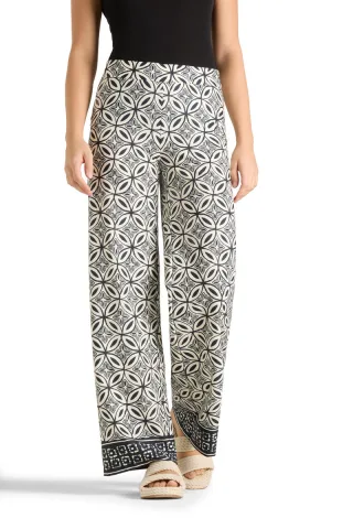 CAMBIO - Allison creme/blue geometric - Gr. - 32