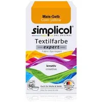 simplicol Textilfarbe Simplicol Textilfarbe expert Mais-Gelb 150g - Farbe zum Färben (1er Pa