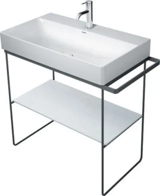 Duravit DuraSquare Metallkonsole Schwarz Matt 865x451x740 mm - 0031114600 31114600