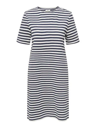 JDY - Kleid - Jdyisa blau/weiß - Gr. - XS