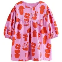 Next Jerseykleid Kleid mit langen Puffärmeln (1-tlg)