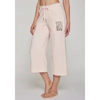Bench. Loungewear 7/8-Hose mit seitlichen Taschen und Logoprint, Loungewear