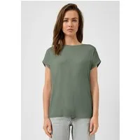 QS Kurzarmshirt T-Shirt T-Shirt aus Lyocellmix
