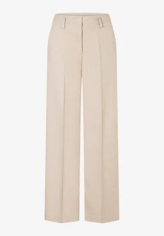 MORE & MORE - Weite Businesshose sand - Gr. - 38