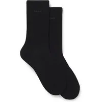 BOSS Businesssocken 2P RS Uni Logo CC W (Packung, 2-Paar, 2er Pack) mit BOSS Schriftzug