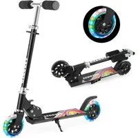 YEE RUN Tretroller für Kinder von 3-10 Jahren, faltbar, 50KG Max.