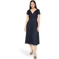 Vera Mont Cocktailkleid Damen im Glitzer-Look Stoff