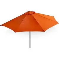 habeig Sonnenschirm Sonnenschirm halbrund rechteckig Wandschirm für Balkone Terrassen
