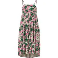 Name It Trägerkleid NKFVINAYA STRAP MAXI DRESS Materialmix, regular fit
