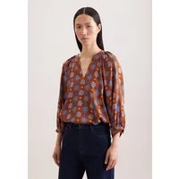seidensticker Klassische Bluse Tunika Druck