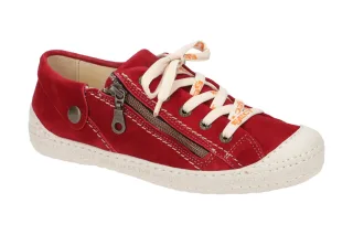 Eject 13001.011 DASS Damenschuhe - Rot Red Echtleder Gummisohle Schn?rung