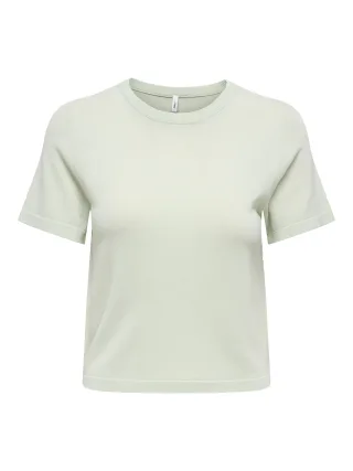 ONLY - ONLEFFIE LIFE SS O-NECK KNT Green Lily - Gr. - L