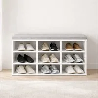 OTTO home Schuhbank Schuchschrank 80, Schuhregal, Schuhtruhe, Schuhkommode, Sitzbank, mit bequemer, abnehmbarer Sitzauflage