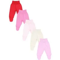 TupTam Pumphose TupTam Baby Strampelhose Jungen Mädchen Hose mit Fuß 5er Pack