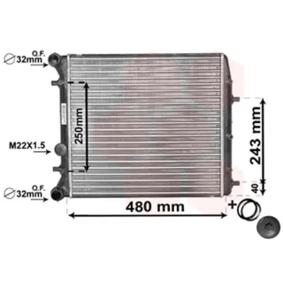 Van Wezel Wasserk?hler Seat Cordoba Ibiza Skoda Fabia VW Polo Fox