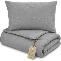 Totsy Baby Babybettwäsche Kinder Bettdecke ohne Bezug – Baby Decke und Kissen Set aus Baumwolle