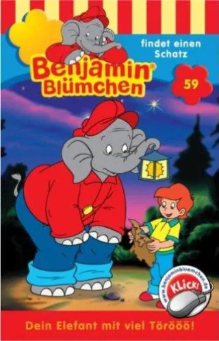 Benjamin Blümchen - Folge 59: findet einen Schatz [Musikkassette]